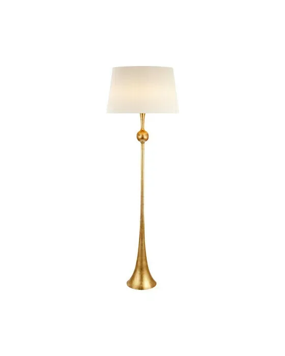 Dover gulvlampe guld