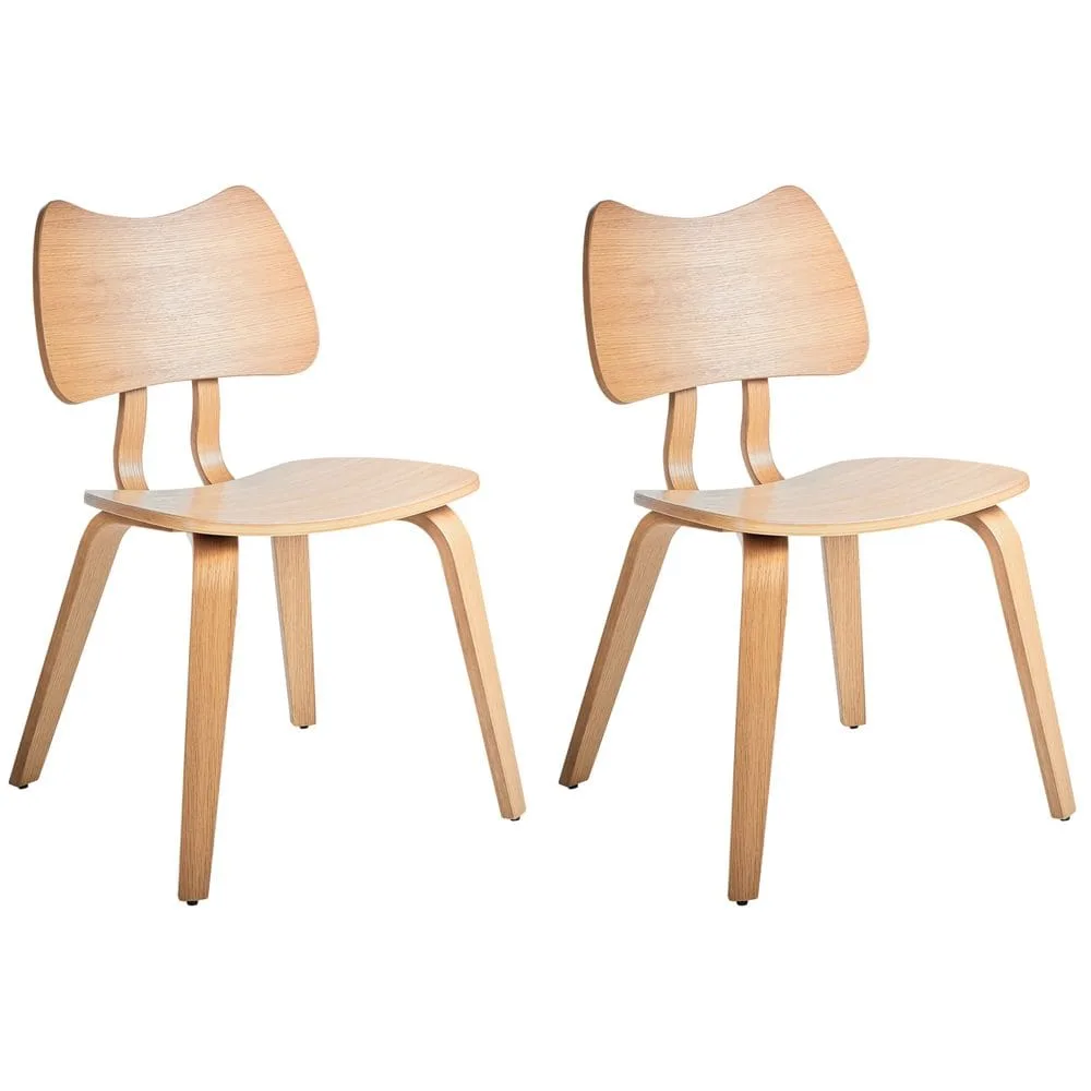 Matstol Diana 2-pack - Ljusbrun