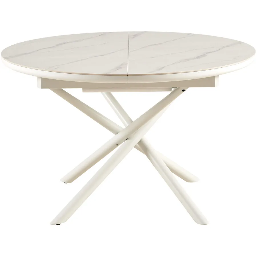 Esstisch Zihon Weiss MDF B 120 T 120 cm