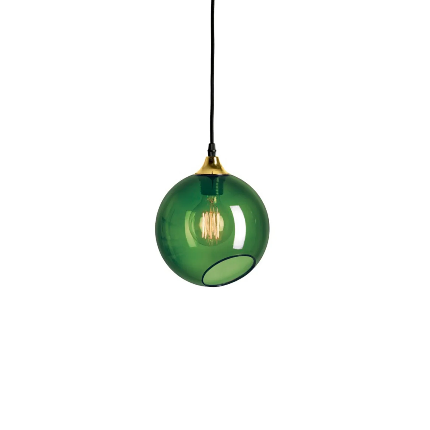 Ballroom Pendel Army m/Guld Sokkel - Design By Us - Spisestue - Glas