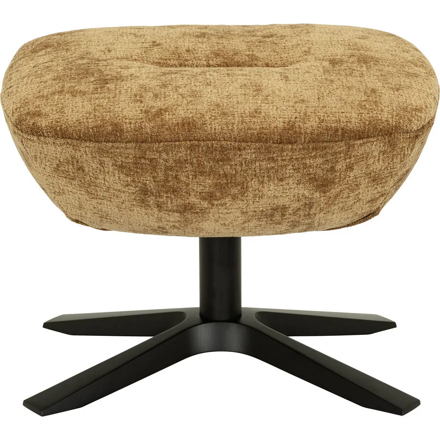 Conform Hocker Daja Orange Stoff, Metall H 40 B 50 cm - Möbel Konfigurator: Traummöbel individuell zusammenstellen