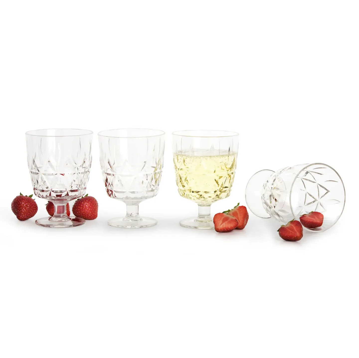 Sagaform Picknick Juni plastglas 4-pack 30 cl