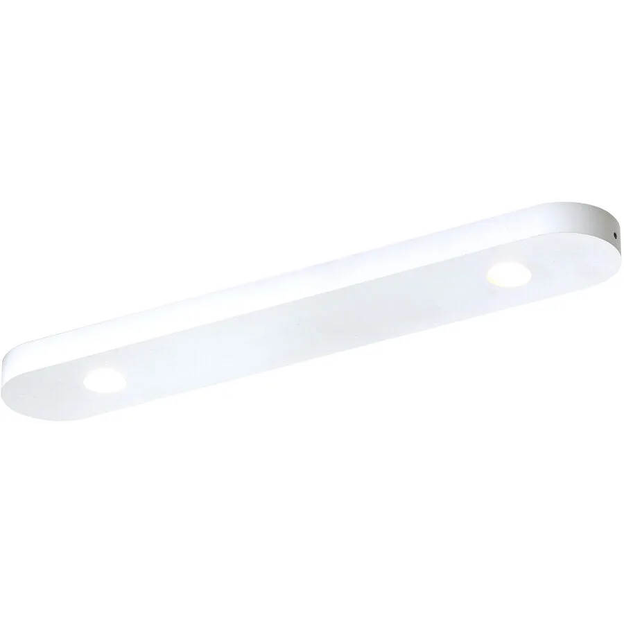 Bopp Deckenlampe Close Weiss Aluminium 5 cm 1.5 cm - LED - Lichtfarbe: Extra warmweiss - LED Energiesparlampen