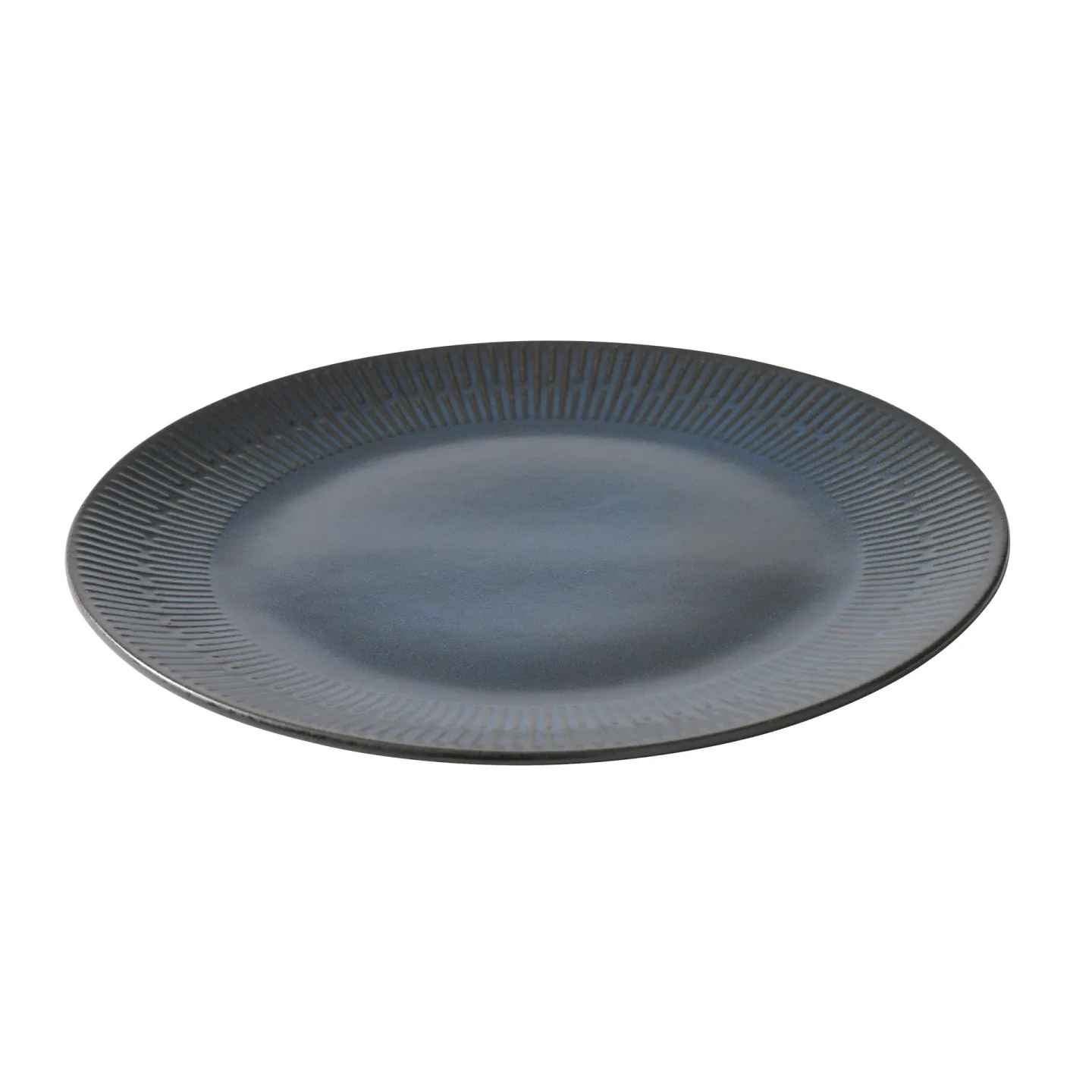 Aida Relief tallrik 27 cm Blå