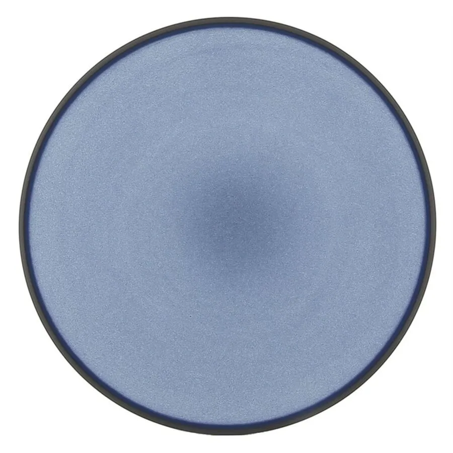 Revol Dessertteller Equinoxe Blau/Grau Porzellan 21.5 cm