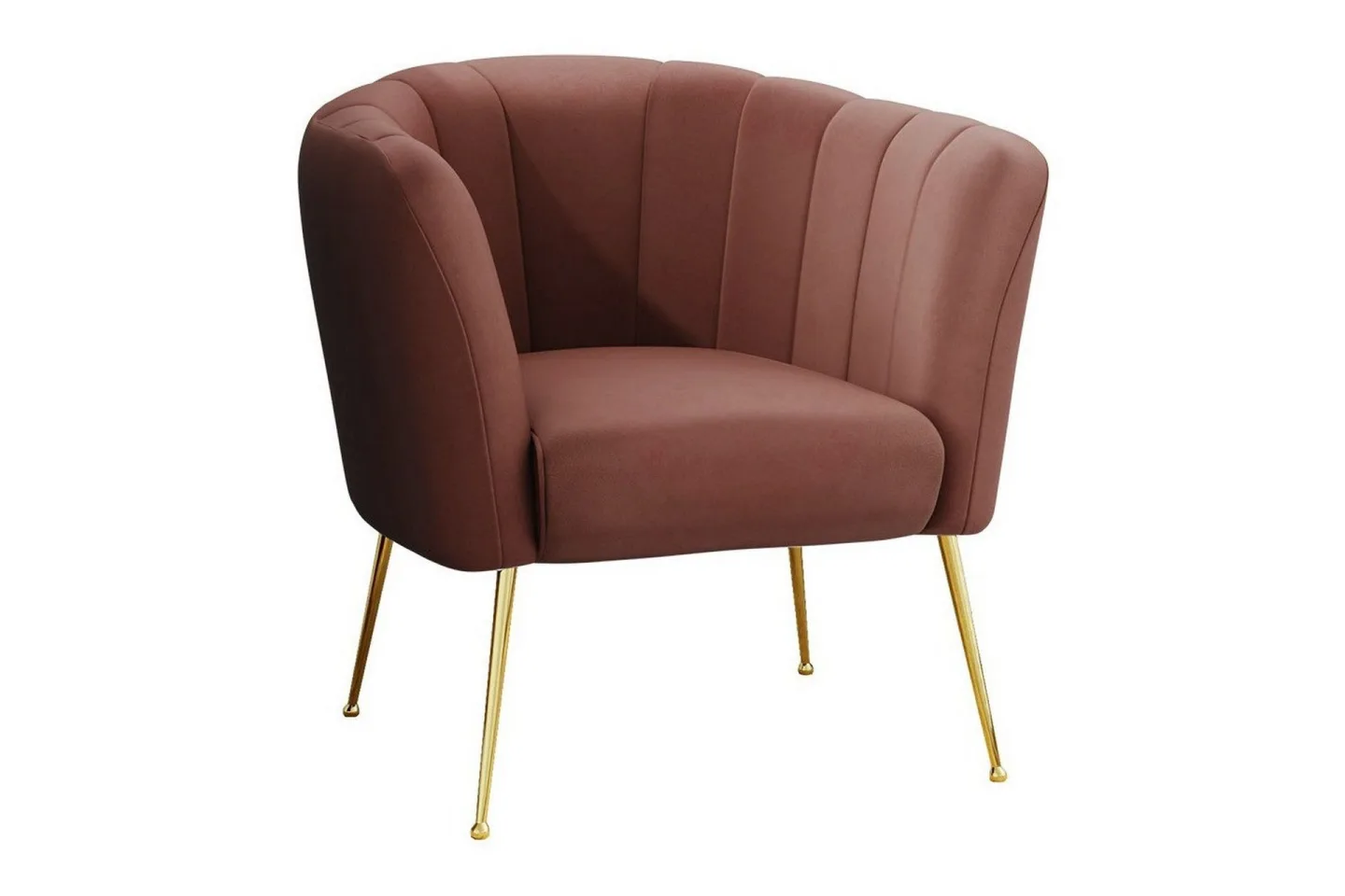 Rushmore Fåtölj Gold/Brown -