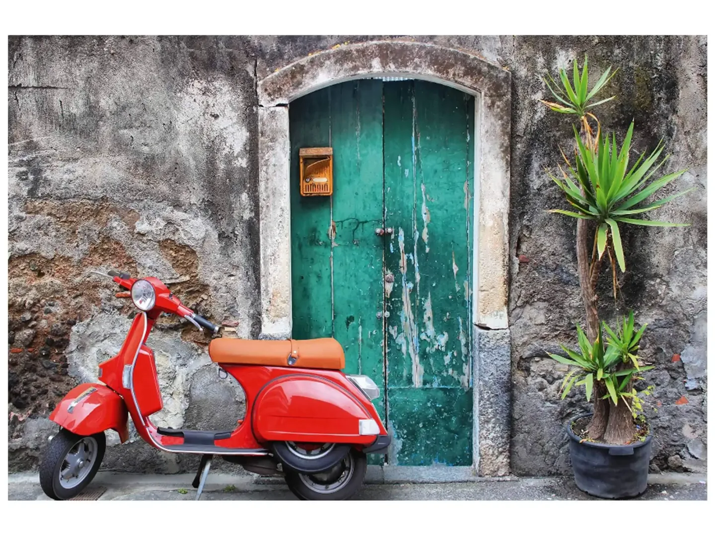 image LAND Bild Rote Vespa | Schubiger Möbel