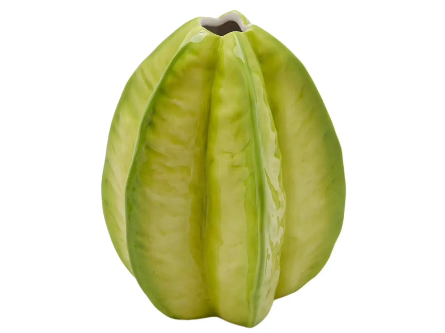 Edg Vase Carambola Lemon H: 18 cm | Schubiger Möbel