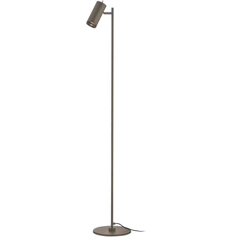 Leselampe Adina Grau Metall 135 cm - Farbe: taupe