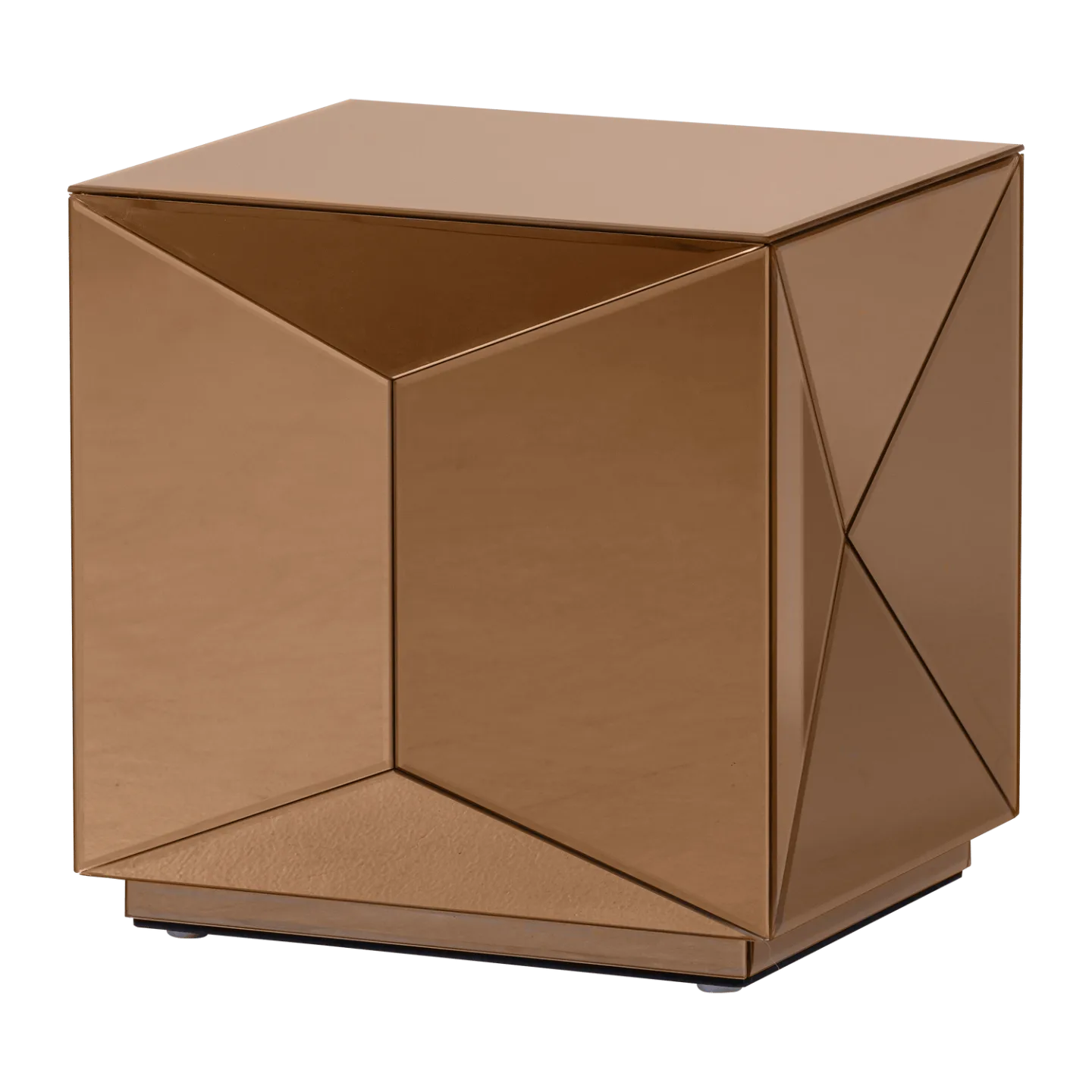 Sidobord Glintz 40 cm - Brun