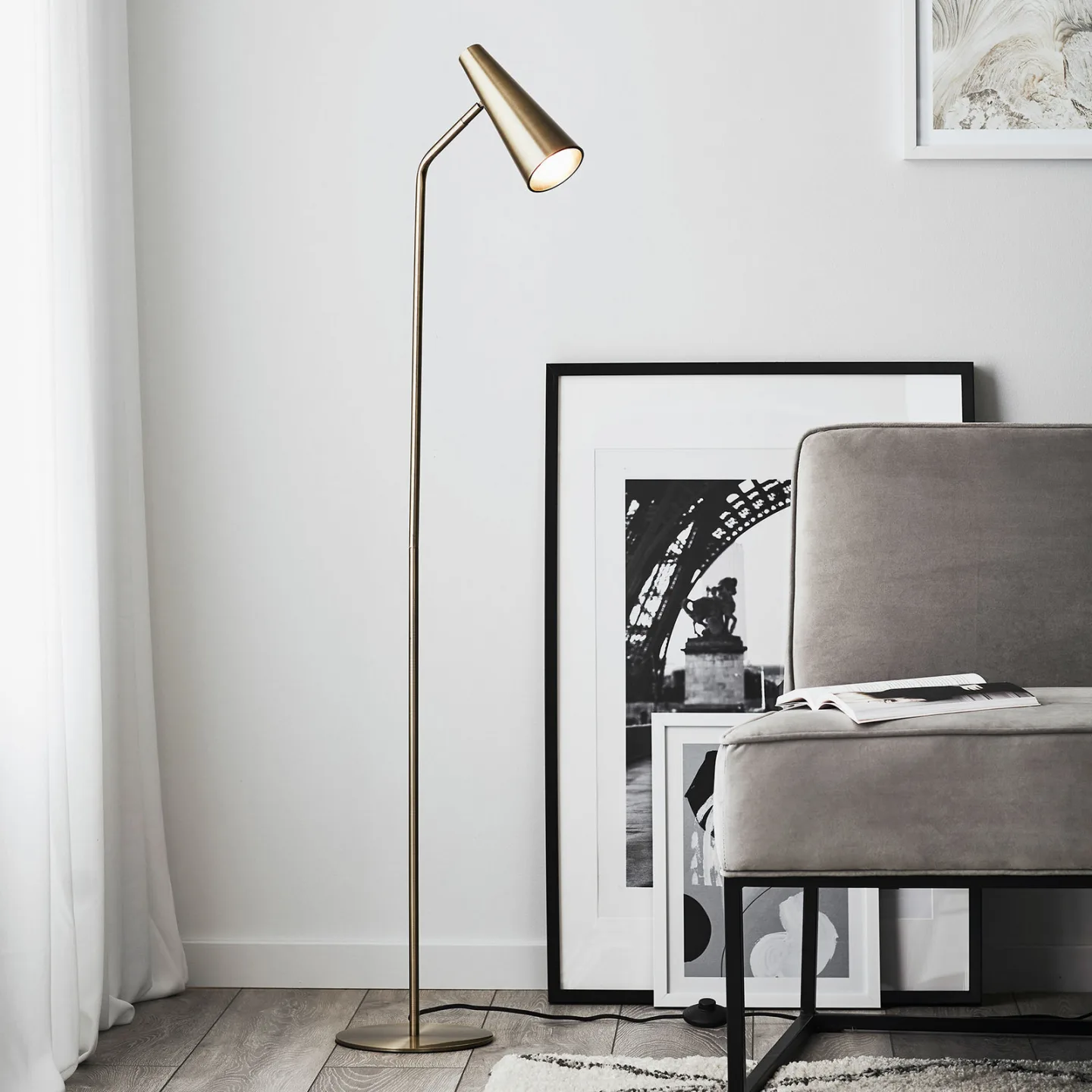Peak Stehleuchte Antike - Markslöjd - Wohnzimmer - Modern - Metall - Einflammig