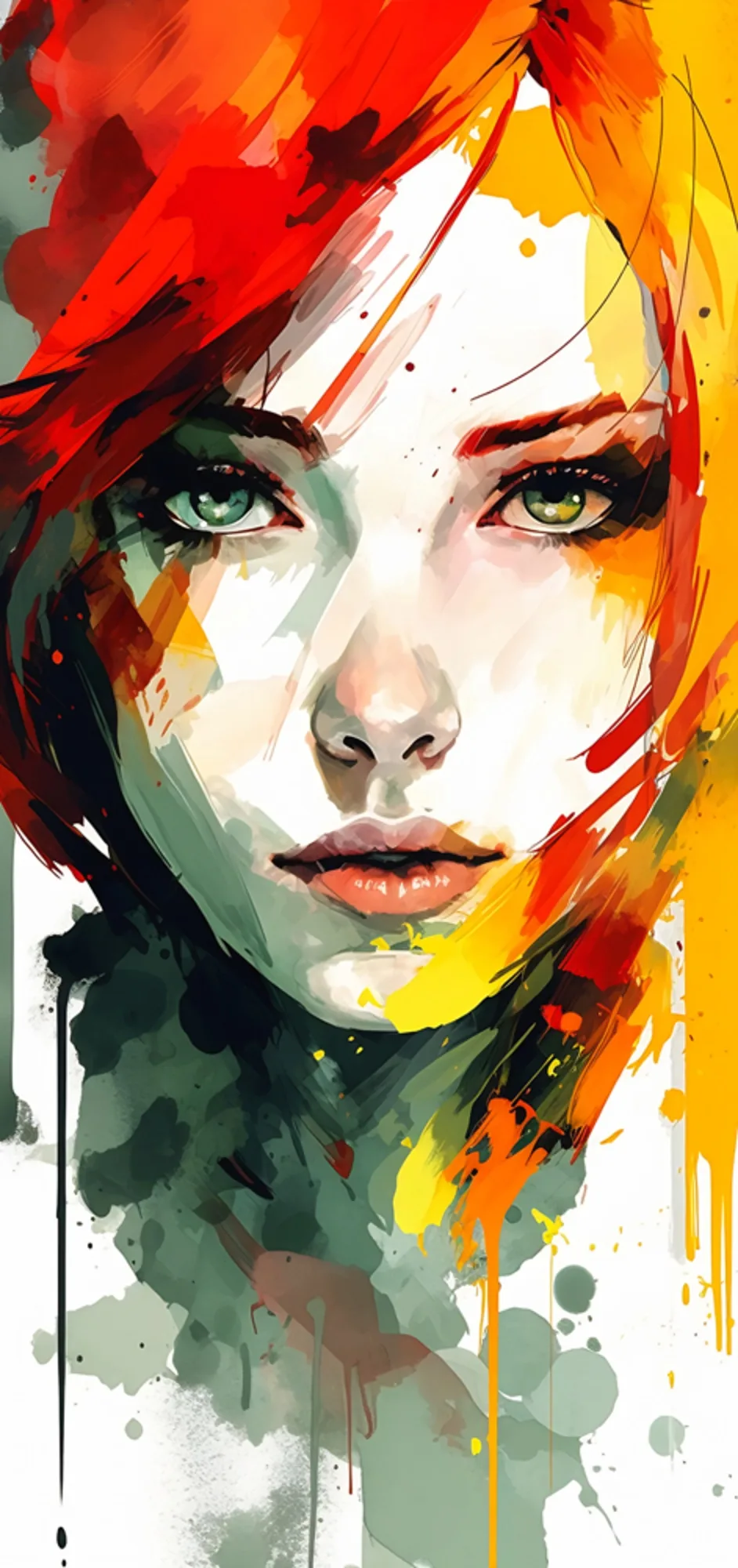 image LAND Bild mit Rahmen Glowing Girl | Schubiger Möbel
