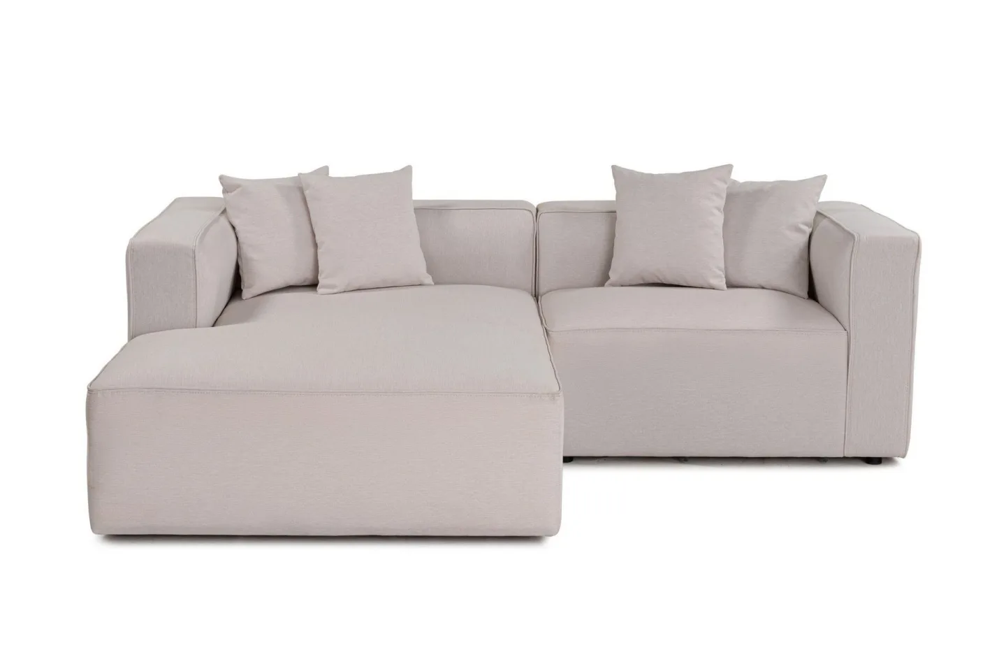 Abbas 4-sits Soffa med Divan - Ecru