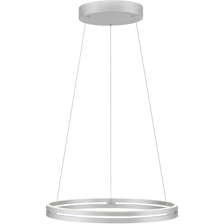 E-Loop LED-Hängeleuchte, stone, Ø70cm, Aluminium, CCT - PURE PURE E-Loop - Wohnzimmer - Modern - Metall - Mehrflammig