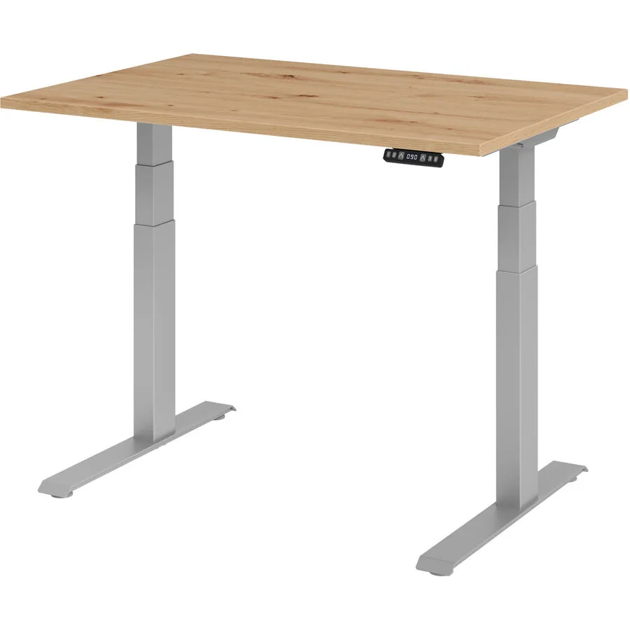 Schreibtisch Office Asteiche Holzwerkstoff B 120 T 80 cm