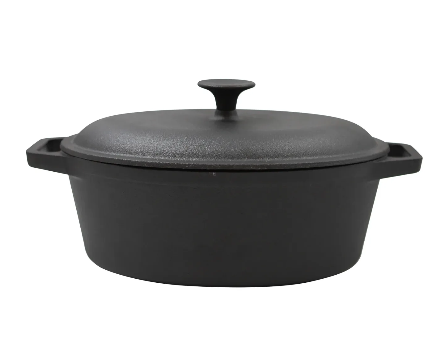Nordwik Nordwik Ovaler Gusseisentopf 4 l Schwarz