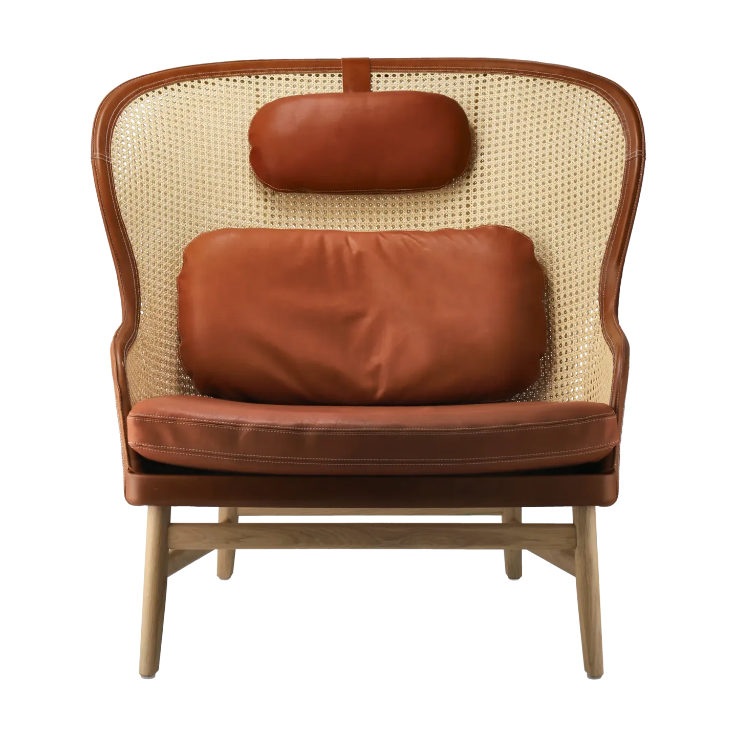 Gärsnäs Dandy Sessel Eiche-Natur-Tärnsjö Leder Cognac