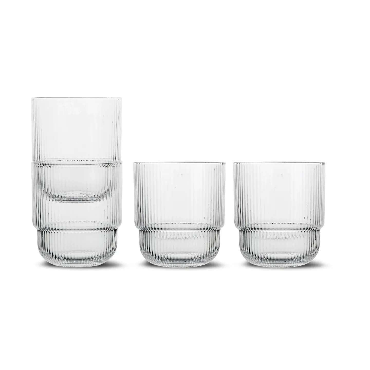 Sagaform Sagaform klare Wassergläser 4er-Pack Klar