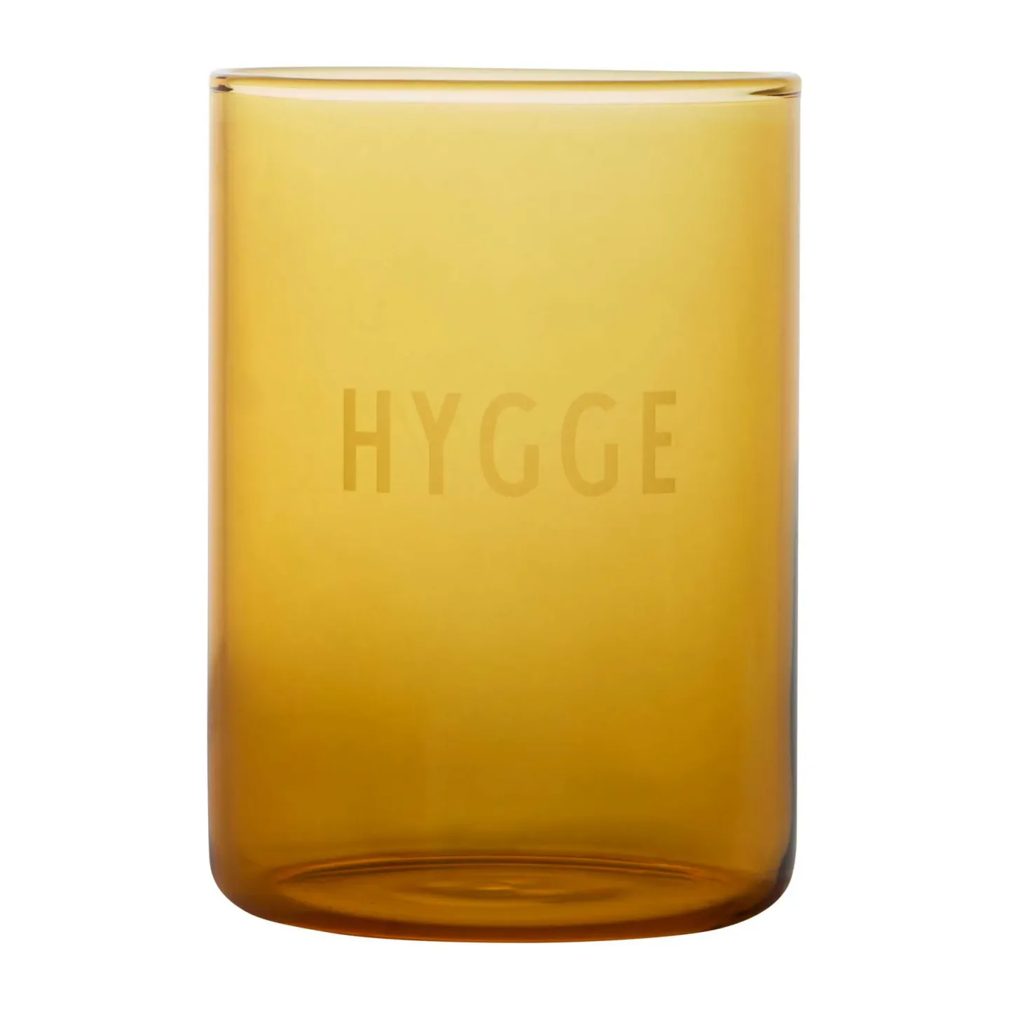 Design Letters Design Letters Lieblingsglas 35 cl Hygge-mustard