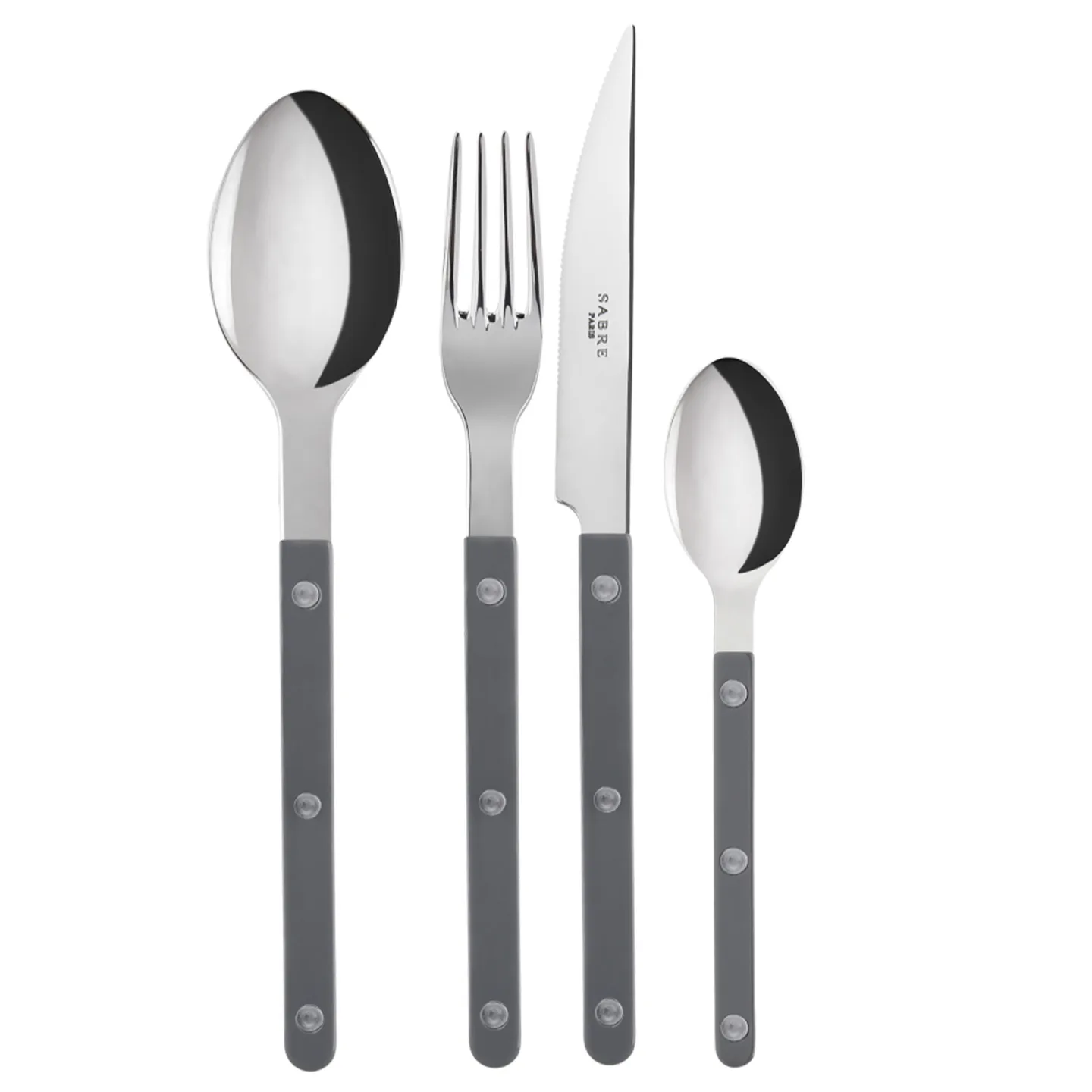 Sabre Paris - Bistrot solid bestickset 24 delar dark grey - Bestickset
