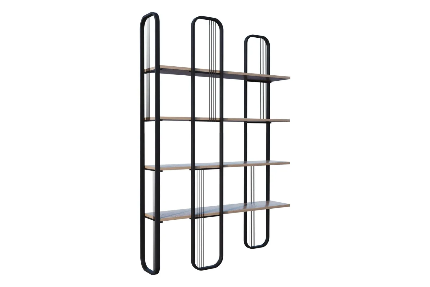 Pemu Bokhylla 125 cm - Svart