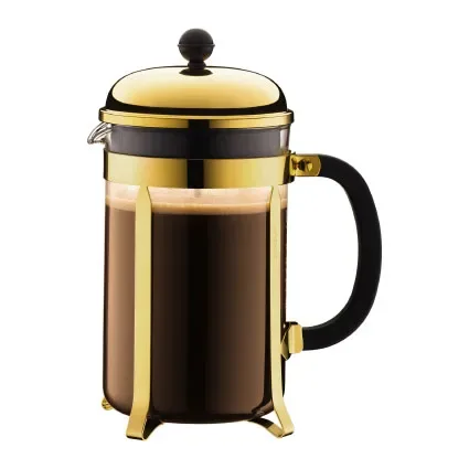 Bodum Chambord presskanna guld 12 koppar