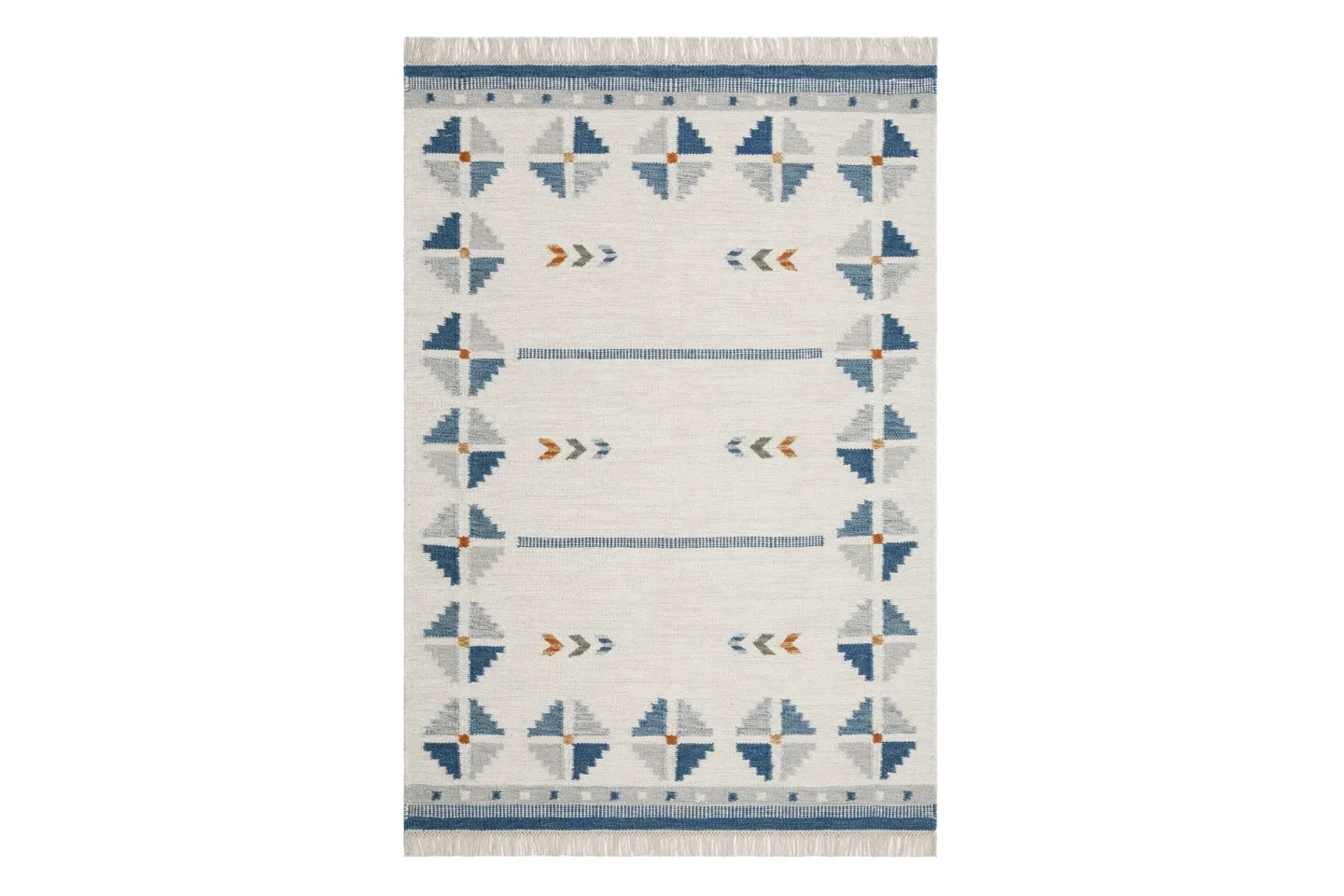 Avesta Ullmatta 240x340 cm Rektangulär - Blå