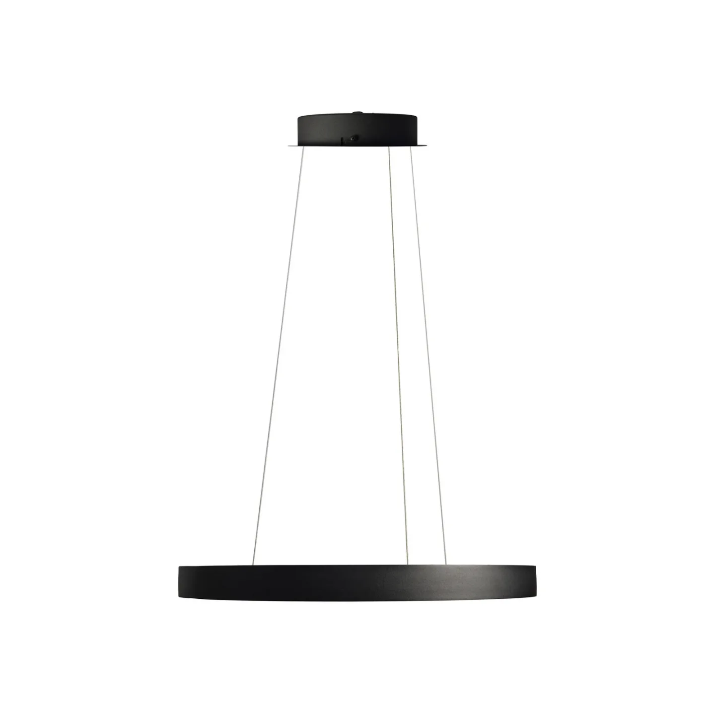 Gloria LED-Hängeleuchte, Ø 60 cm, Metall, schwarz - Antidark - Esszimmer - Design - Rund