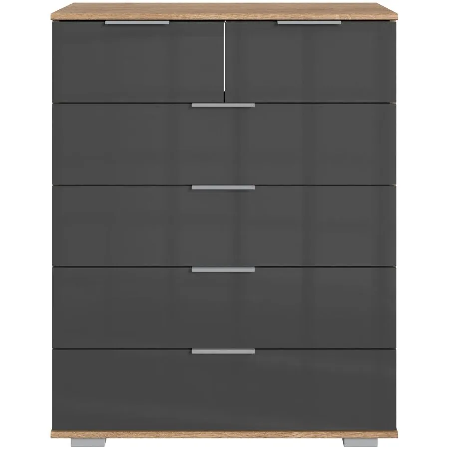 Kommode Peyton C grey Holzwerkstoff B 82 H 102 cm