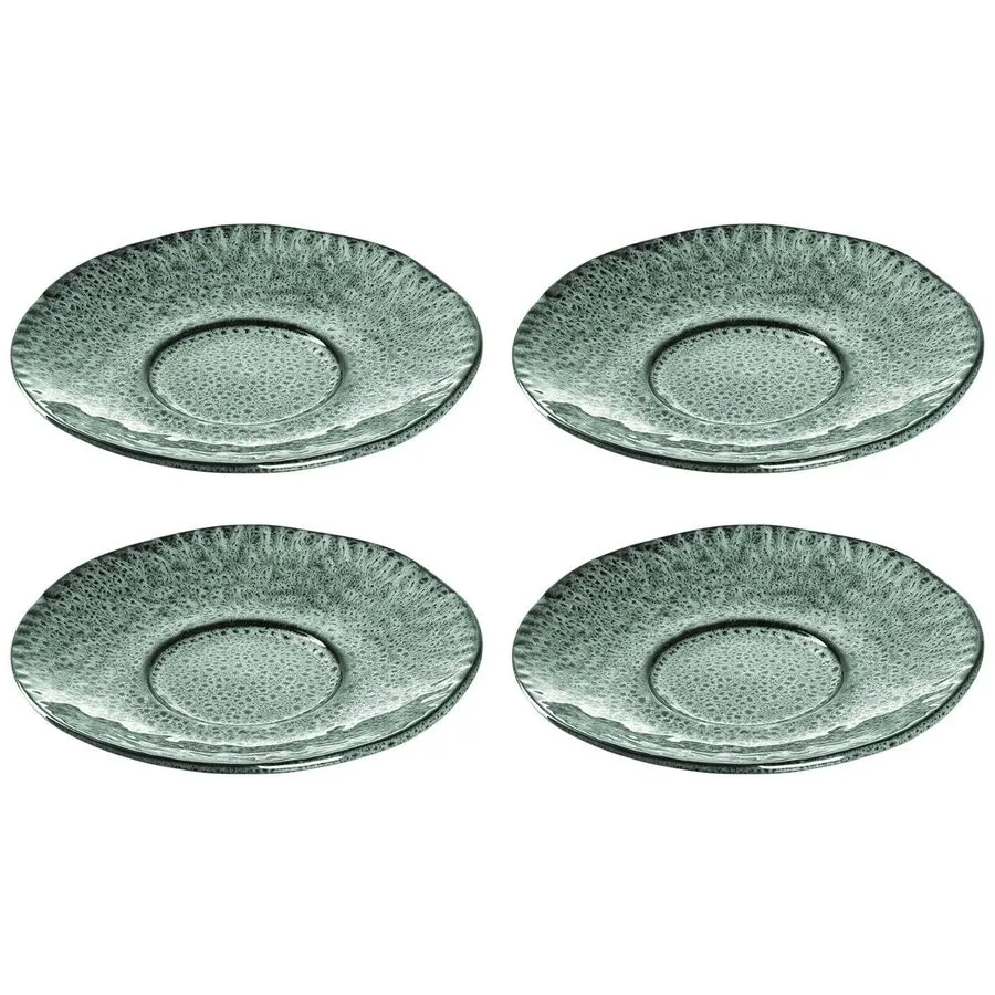 Untertassen-Set Leonardo Grün Keramik 15 cm