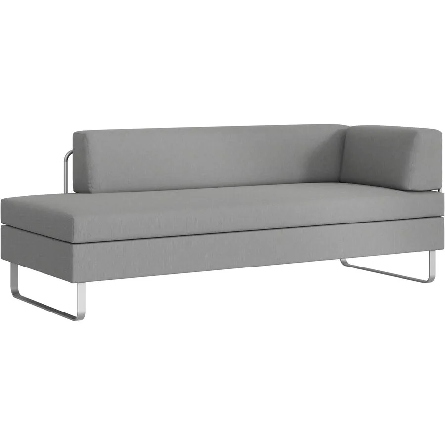 SWISS PLUS Bettsofa Bed for Living Singolo Grau Stoff 205 cm 85 cm - Möbel Konfigurator: Traummöbel individuell zusammenstellen - Schweizer