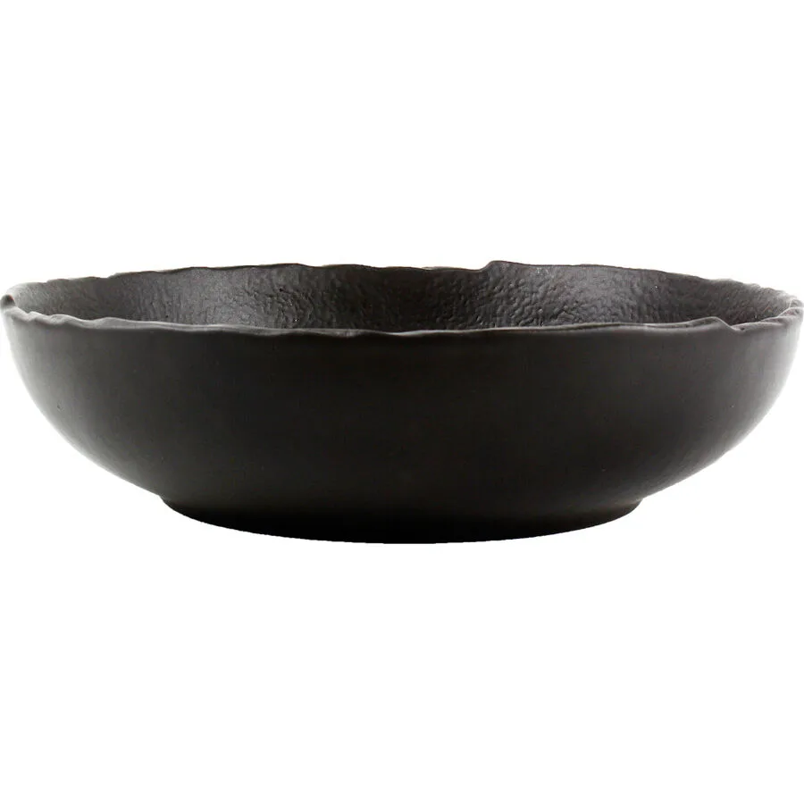 Chic Schale Livelli Black Schwarz Porzellan 24 cm