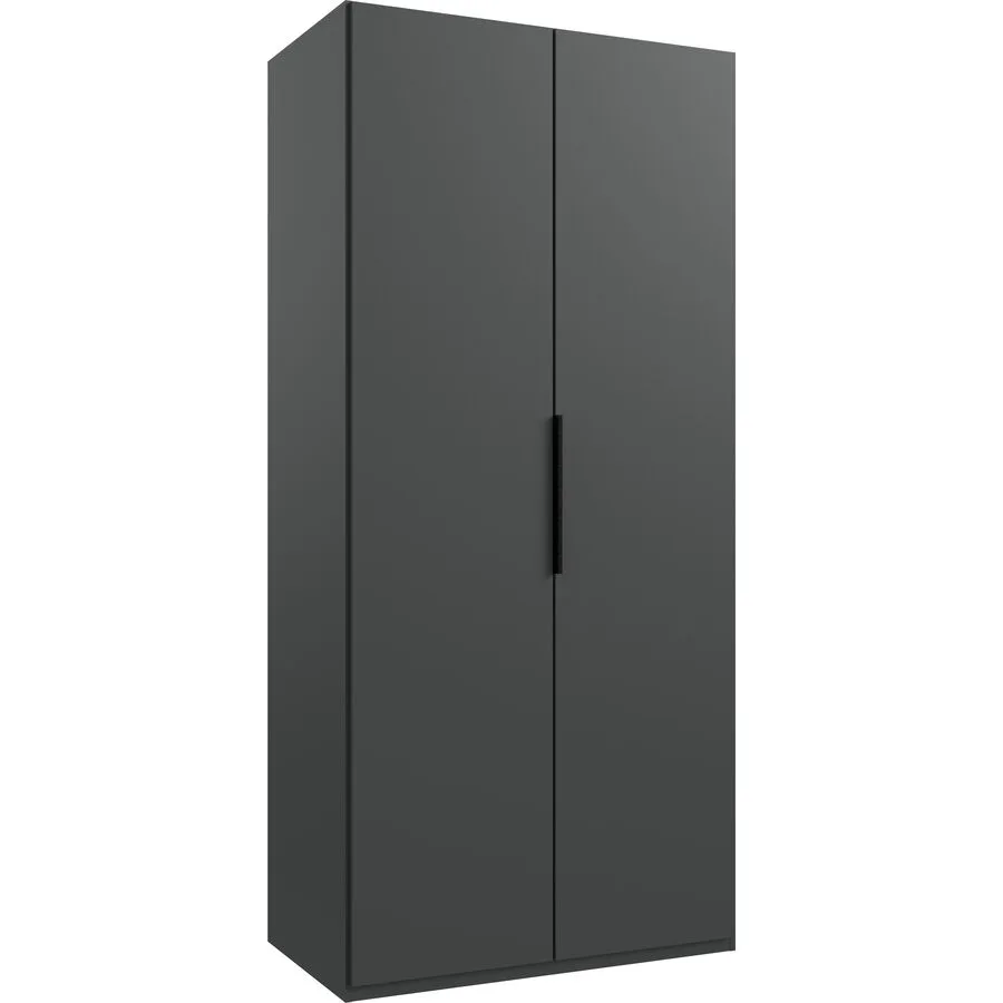 Kleiderschrank Sanko graphit Holzwerkstoff B 100 cm