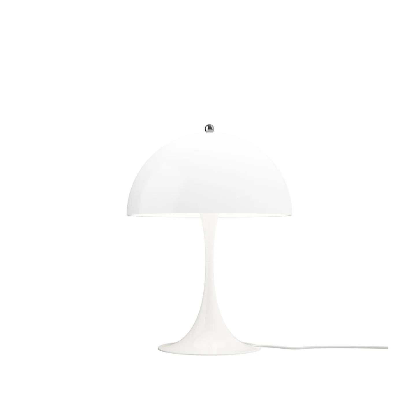 Panthella 320 bordlampe hvid Ø 32 cm E14 - Louis Poulsen - Stue - Moderne - Plastik - Med skærm