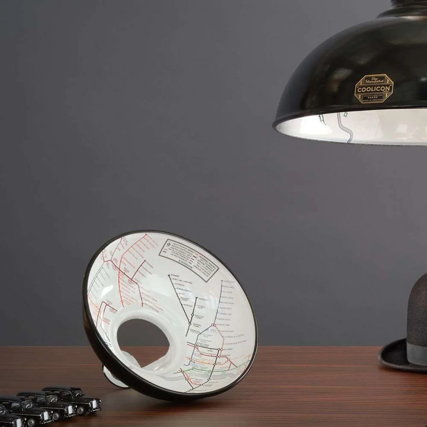 Original 1933 Hängelampe, Ø 22,8 cm, schwarz - Coolicon - Wohnzimmer - Design - Metall