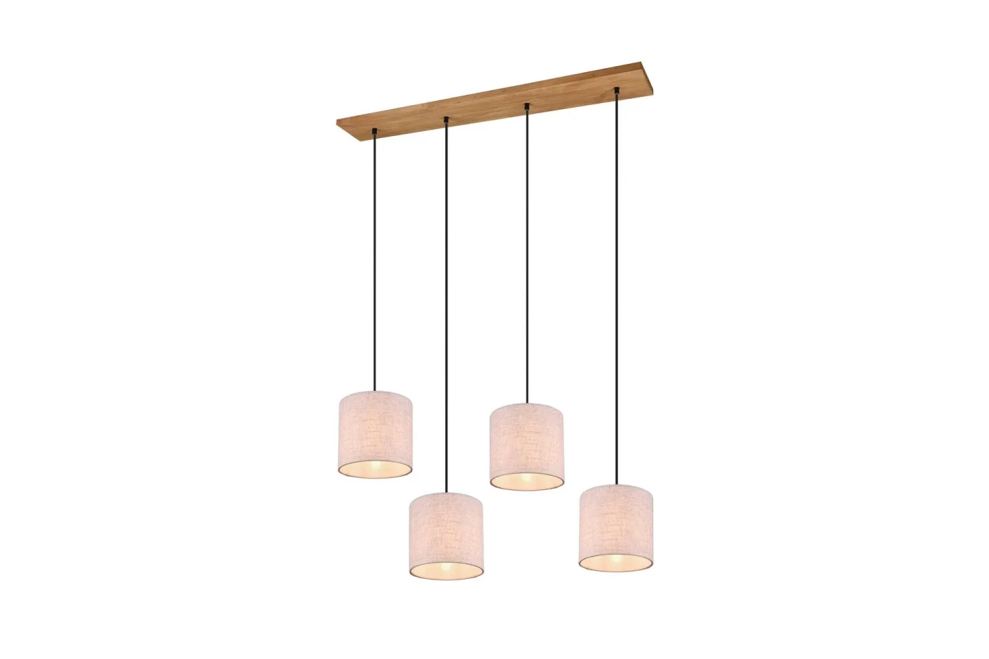Elmau Taklampa 4L E27 trä/ beige - Trä/Beige