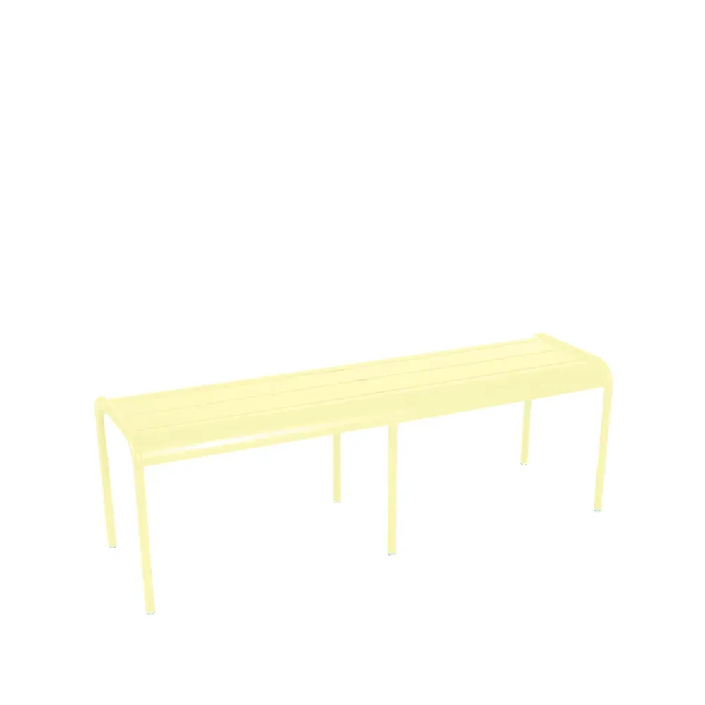 Fermob Luxembourg bänk Frosted lemon (gul)