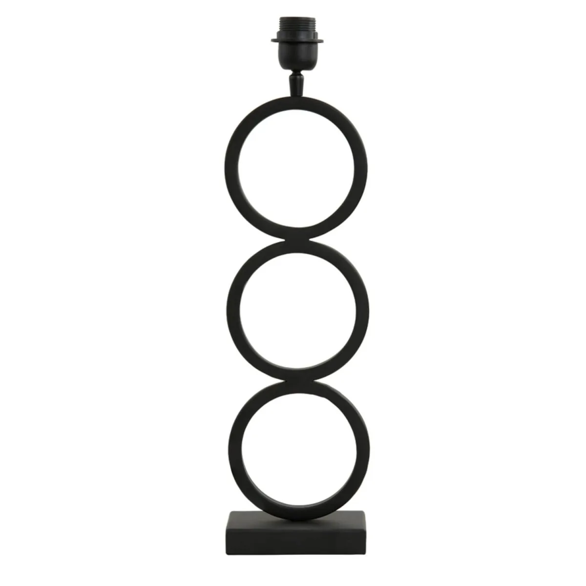 Light & Living - Stelios 50cm - Lampfot - Svart