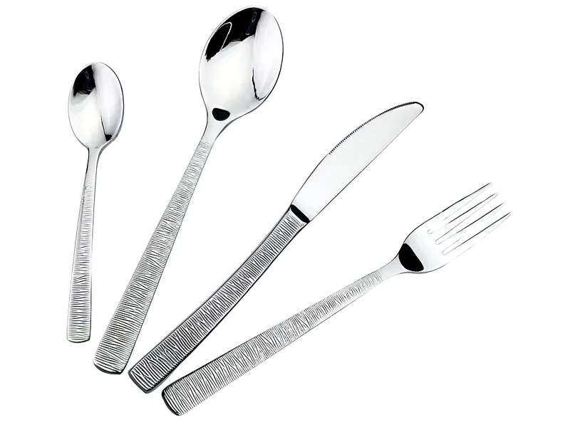 Besteck-Set ZABOU 24-teilig silberfarben