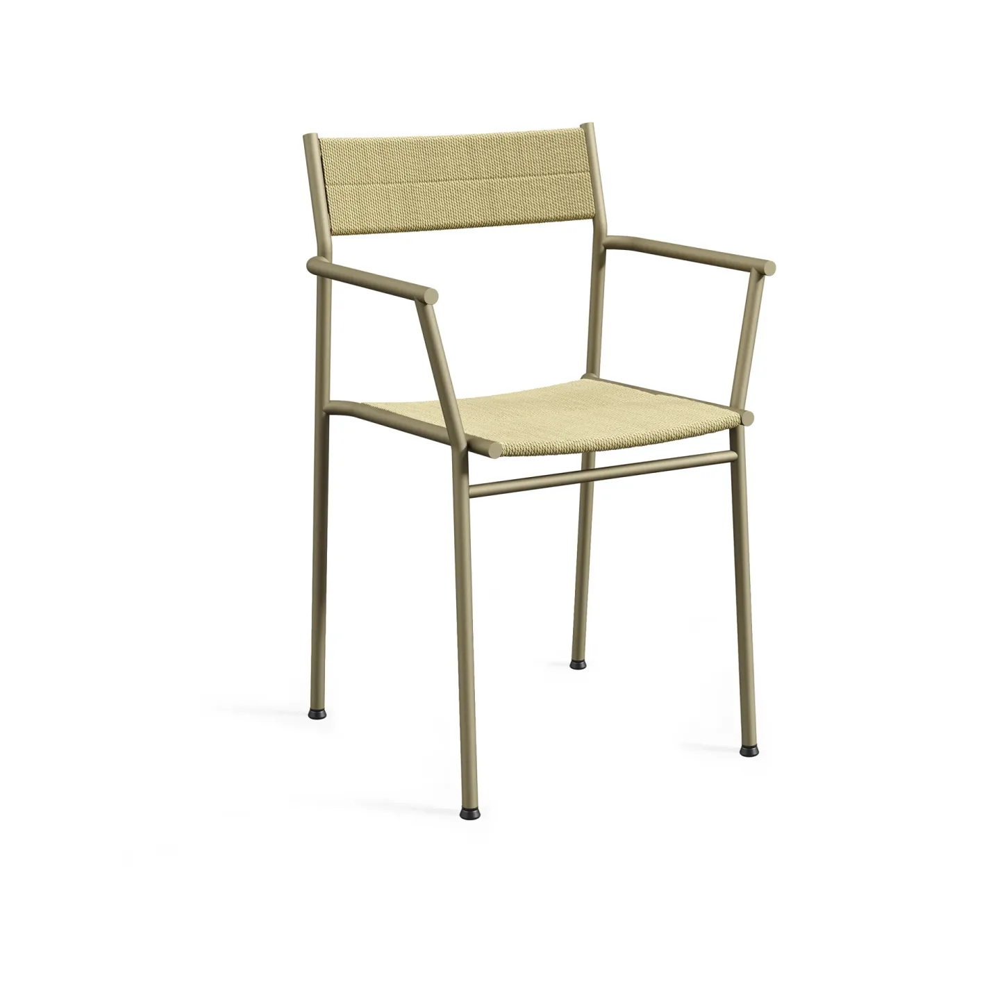 Northern Vev Armlehnstuhl Grey beige-natural rope