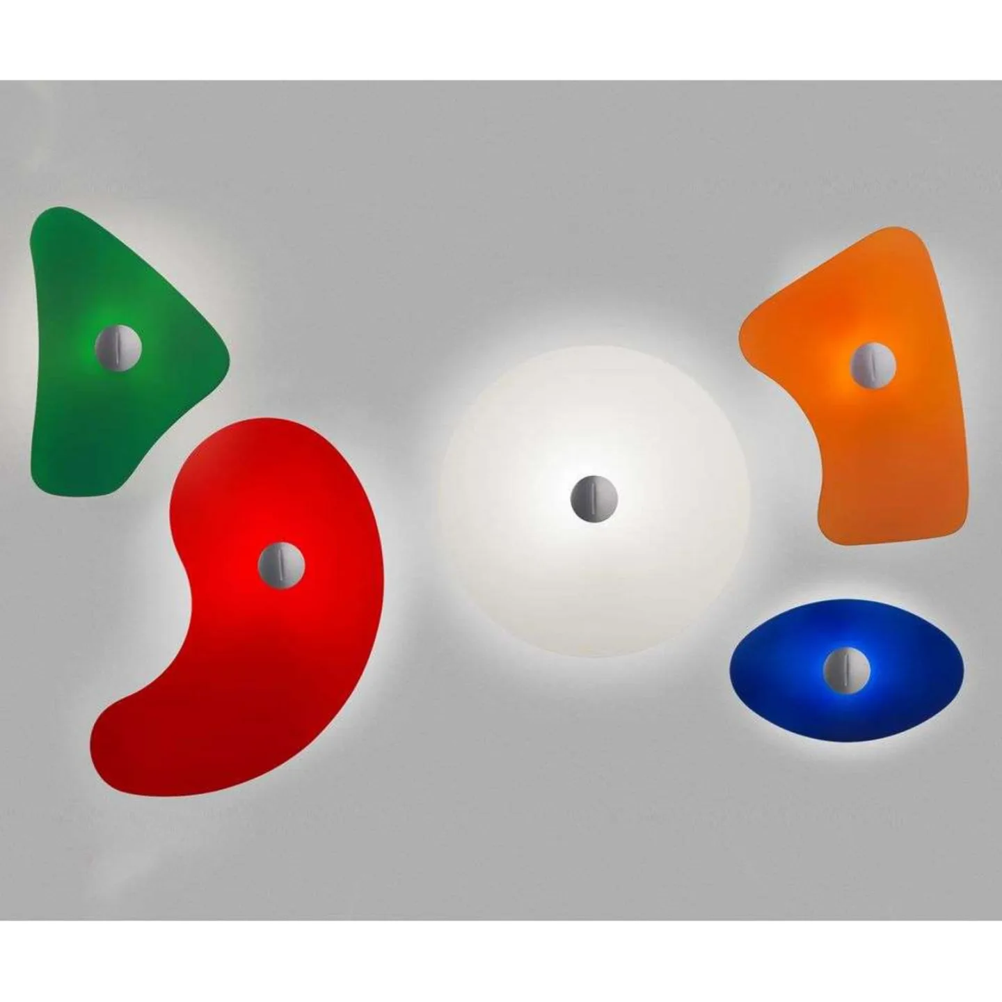Bit 5/Orbital 5 Glass Skjerm Orange - Foscarini