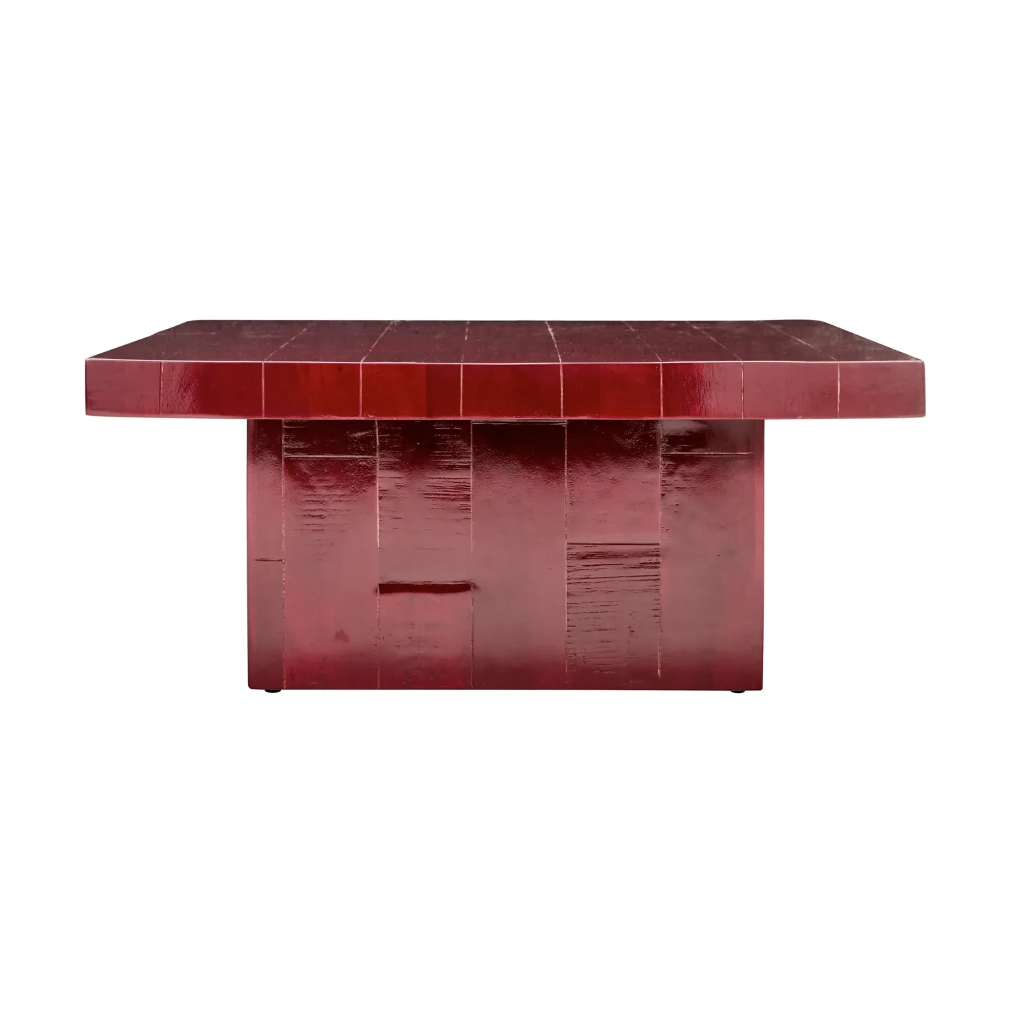 House Doctor Brick soffbord 100x100x44 cm Röd