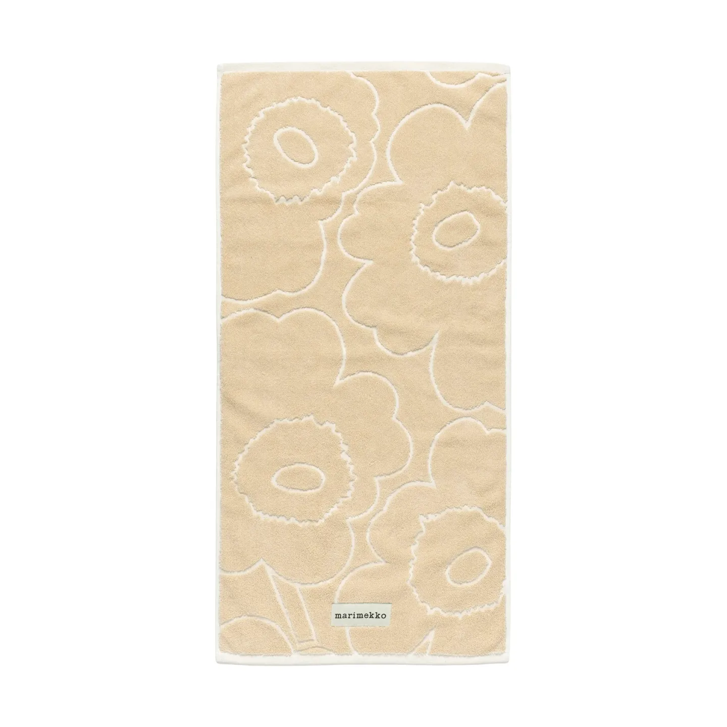Marimekko Piirto Unikko Handtuch 50x100 cm Beige