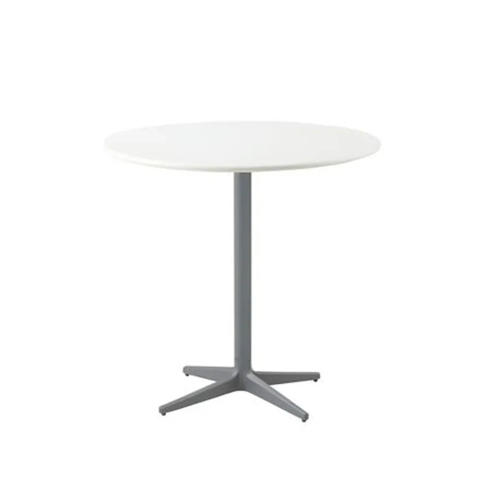 Cane-line Drop cafébord Ø80 cm White-light grey