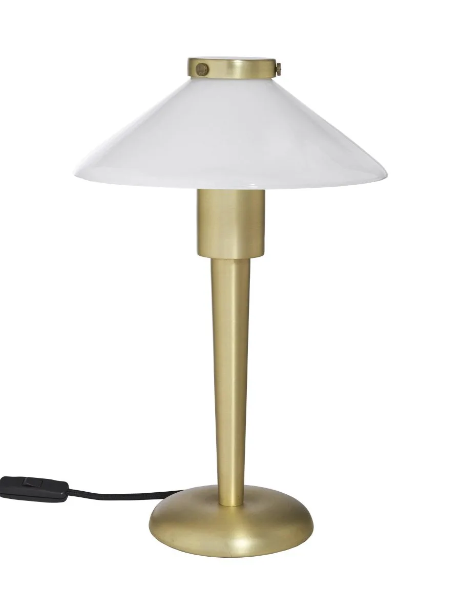 PR Home - August 34cm - Bordslampa - Mässing