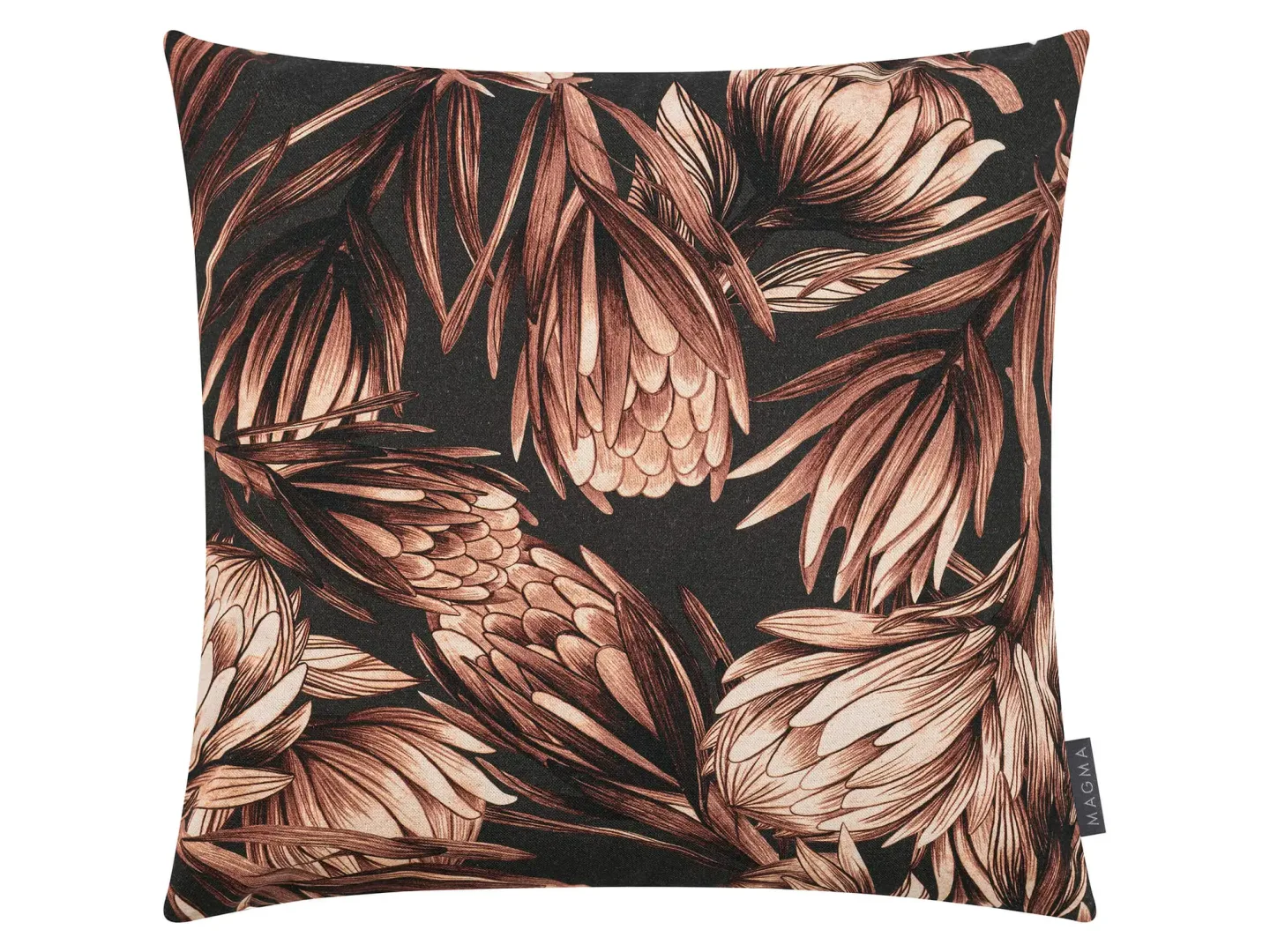 Magma Kissenhülle Protea Anthrazit 50x50 cm | Schubiger Möbel