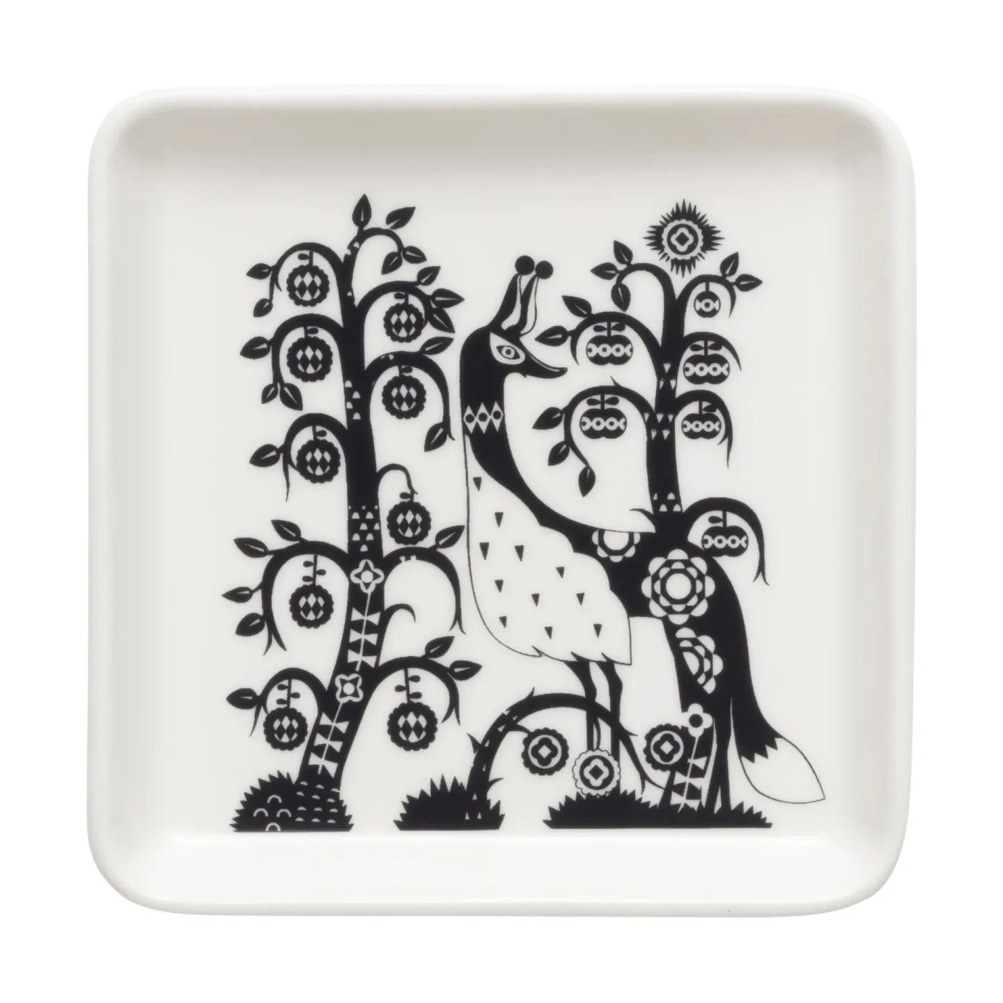 Iittala Taika Teller 12x12 cm Schwarz