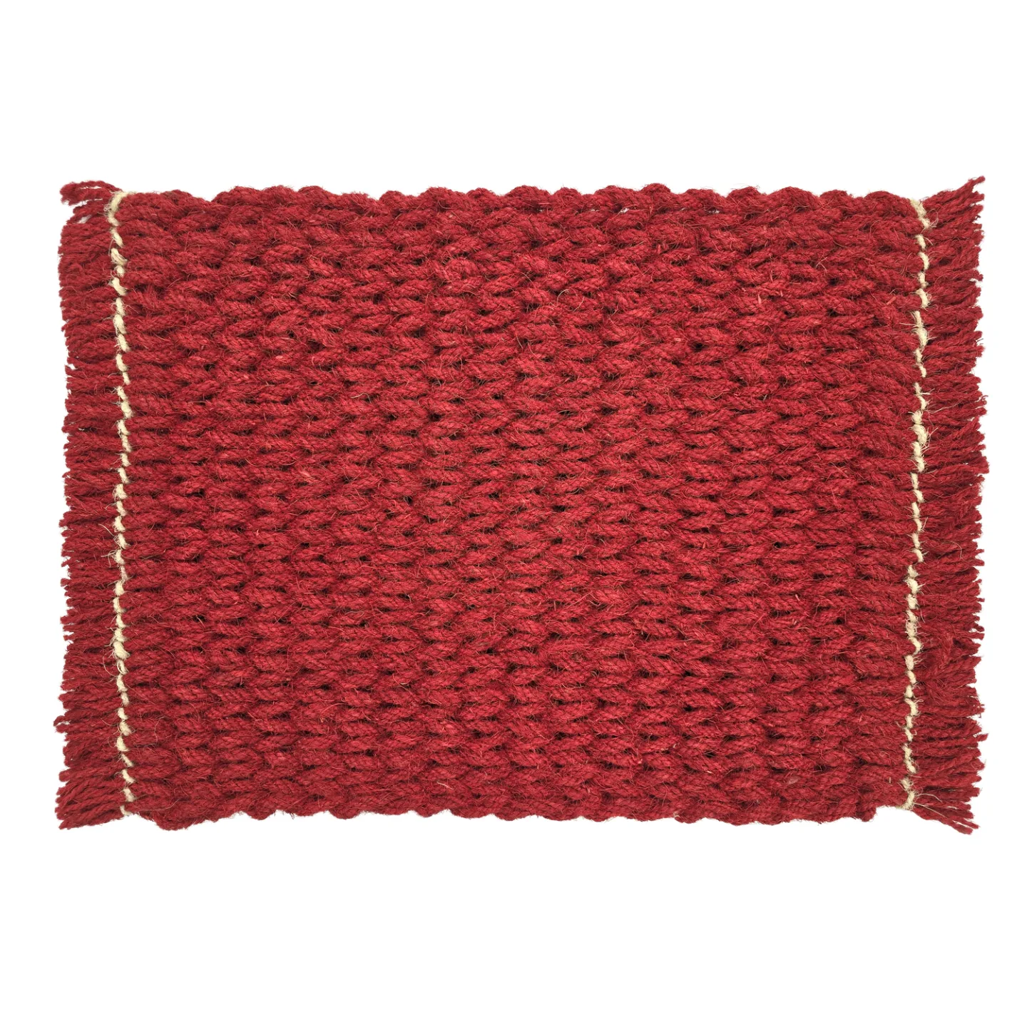 Dørmatte - Crispin (rød) (Størrelse: 60 x 90 cm)
