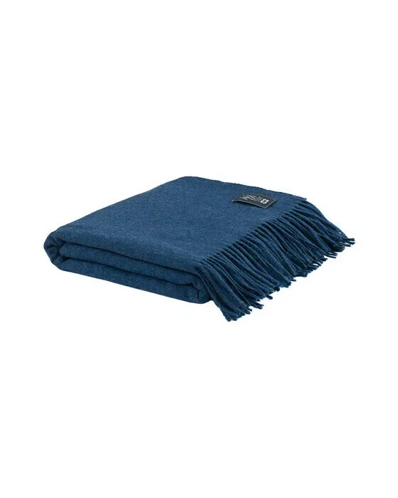 Livigno plaid indigo