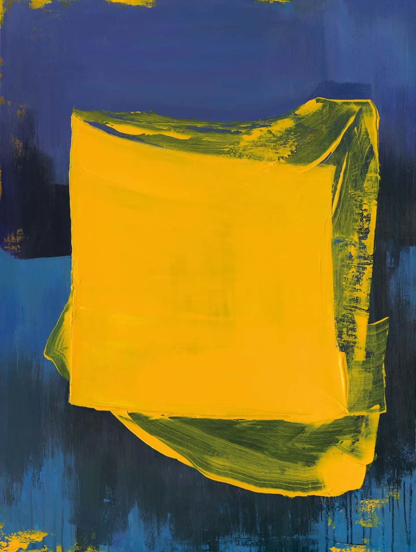 image LAND Gemälde Blue And Yellow | Schubiger Möbel